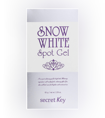 Secret Key Snow White Spot Gel – ג'ל הבהרה ממוקד לכתמים כהים, פיגמנטציה ואיזון גוון העור (65g)