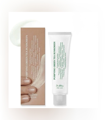 Dr. Althea Purifying Green Tea Sunscreen – קרם הגנה וטיפול SPF 50+ PA++++ מועשר בתה ירוק להרגעה וטיהור העור (50ml