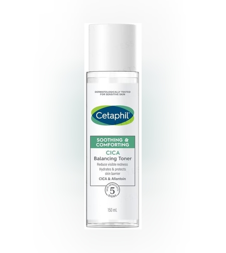Cetaphil Soothing & Comforting CICA Balancing Toner – מי פנים (טונר) מאזנים ומרגיעים לעור רגיש עם סיקה – 150 מ