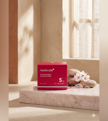 Medicube TXA Niacinamide Capsule Cream – קרם הבהרה עוצמתי לכתמים ופיגמנטציה