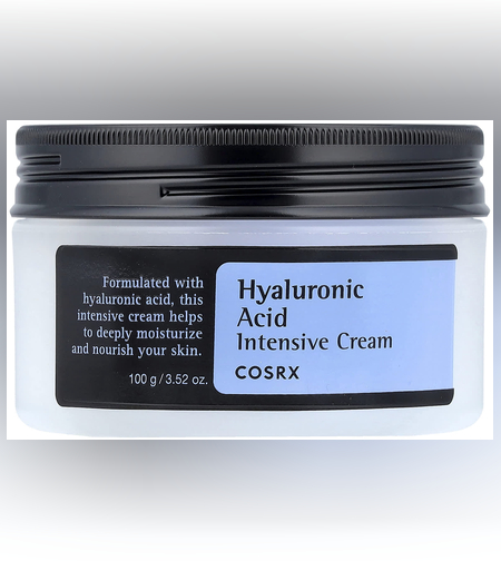 COSRX Hyaluronic Acid Intensive Cream – קרם לחות אינטנסיבי מועשר בחומצה היאלורונית להזנה עמוקה (100g