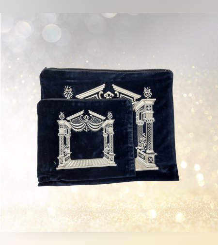 Cover for tallit and tefillin, Vilna Gate