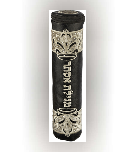 כיסוי דמוי עור מהודר למגילה עבור קלף 31 סמ