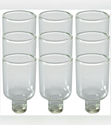 תשיעיית כוסית זכוכית לשמן 5 ס'מ