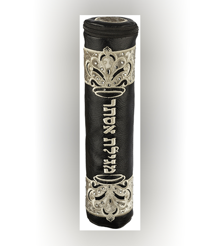 כיסוי דמוי עור מהודר למגילה עבור קלף 38 סמ