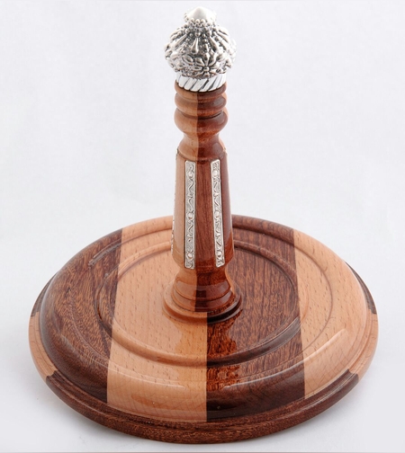 עצי חיים ראש מחומש מהוגוני ובוק