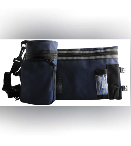 Pl**d. Blue Tefillin Container Tik-taf 23cm