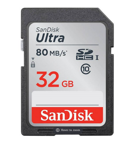 כרטיס זכרון SanDisk Ultra 533x Secure-Digital SDHC SDSDUNC-032G - נפח 32GB