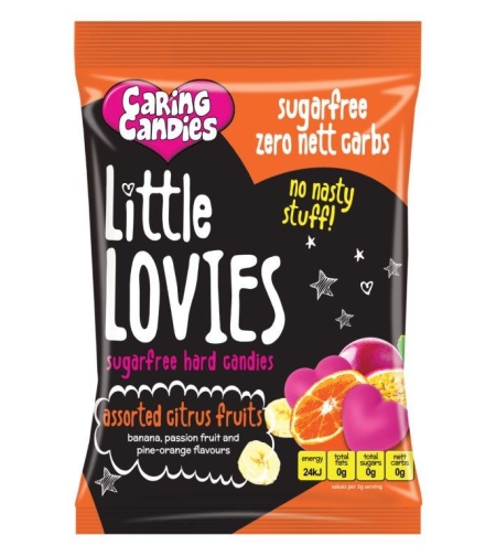 Caring Candies Little Lovies Citrus 100g or 1 kg