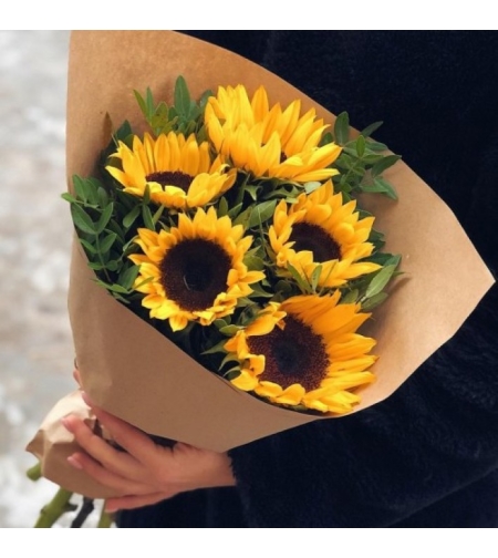 Small sunflower bouquet  #103