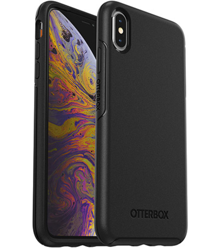 כיסוי לאייפוןOtterBox symmetry XS MAX שחור