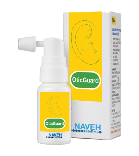 אוטיקגארד / OTIC GUARD - להקלה בבעיות אוזניים 15 מ''ל
