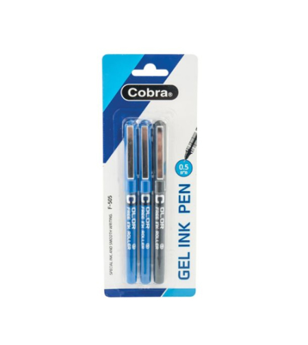 קוברה עט מחט ראש סיכה 0.5 מ'מ מעורב COBRA 3 יחידות
