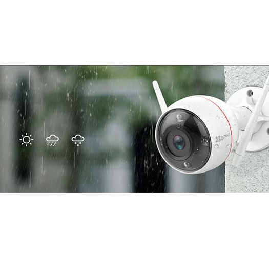 מצלמת אבטחה אלחוטית חיצונית Ezviz C3W Color Outdoor Smart WiFi Camera IP67