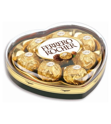 Ferrero Rocher 8 Pcs In Heart Shape Box