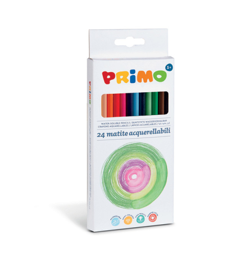 עפרונות אקוורל צבעוניים 24 יחידות