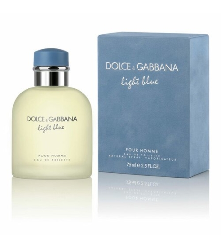 בושם לגבר דולצ'ה לייט בלו Dolce Gabbana Light Blue EDT 75 ML