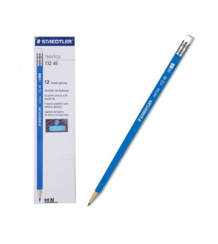STAEDTLER עפרונות איכותיים עם מחק 12 יחידות