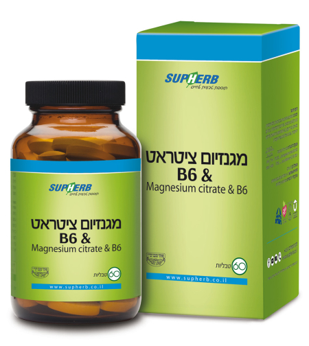 מגנזיום ציטראט+ויטמין B6 בד