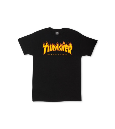 Thrasher - טי שירט לוגו בשחור