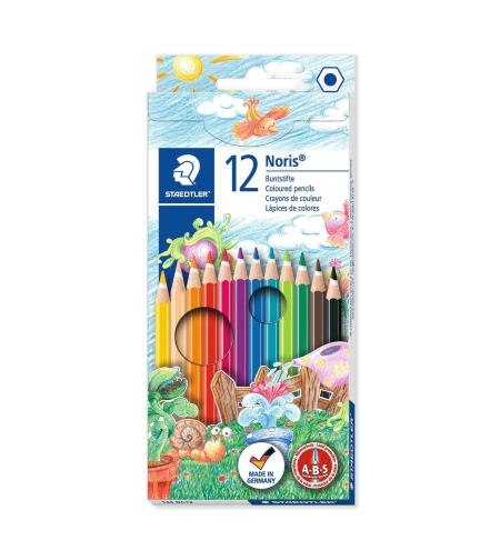 STADLER שטדלר עפרונות צבעוניים 12 יחידות