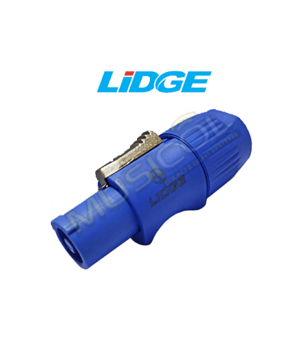 מחבר איכותי POWER-CONNECTOR כחול LIDGE LS-3FCA