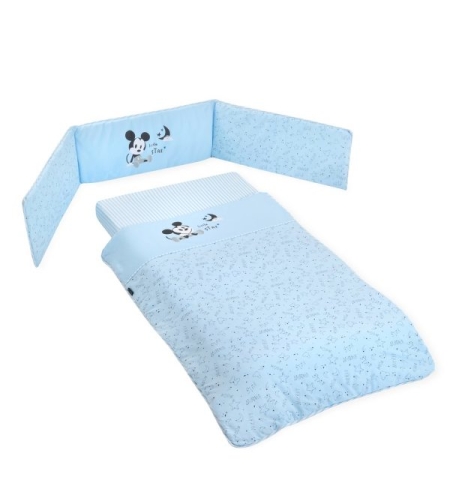 סט קומפלט למיטת תינוק סטארי נייט מיקי כחול