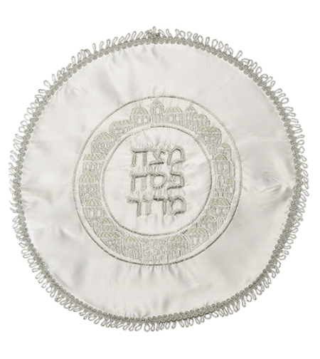 Exquisite white Passover cover made of stone 