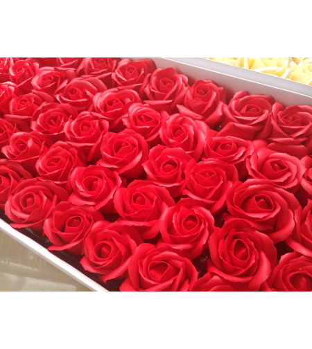 פרחים אדומים - 10 יחידות