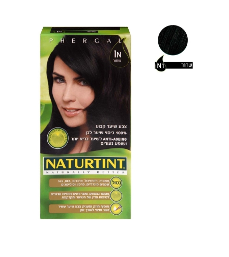צבע שיער קבוע שחור N1  Naturtint