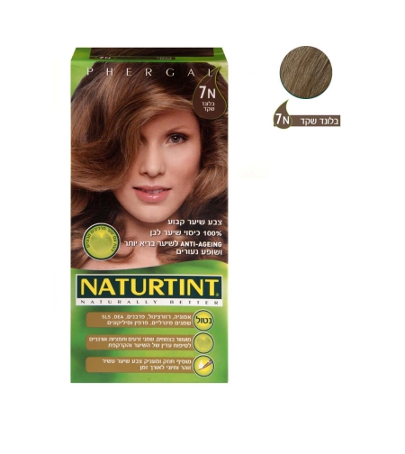 צבע שיער קבוע בלונד שקד 7N Naturtint