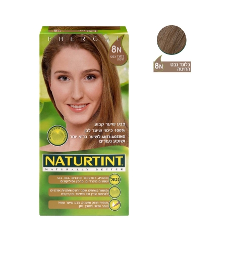 צבע קבוע לשיער בלונד נבט החיטה 8N Naturtint
