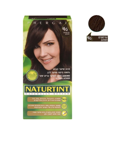צבע קבוע לשיער ערמונים מוזהב 4G Naturtint