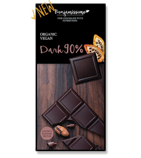 שוקולד מריר אורגני 90% ביו בנג'מין 