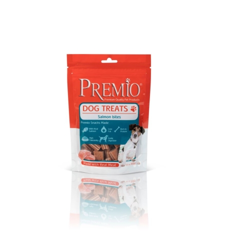 חטיף לכלב פרמיו קוביות בטעם סלמון - Premio