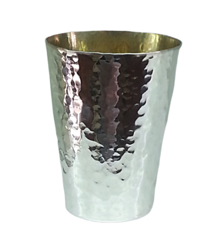 Pure silver hammer kiddush cup