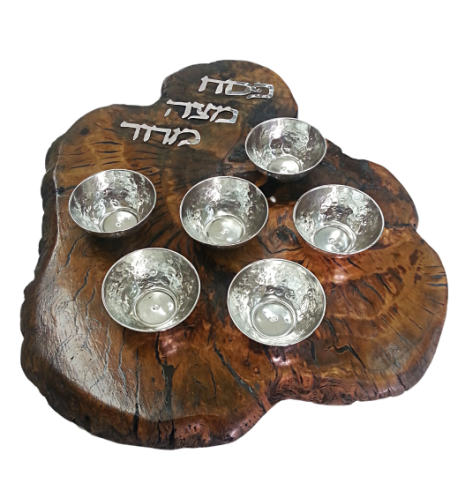 Passover Seder bowl Olive tree