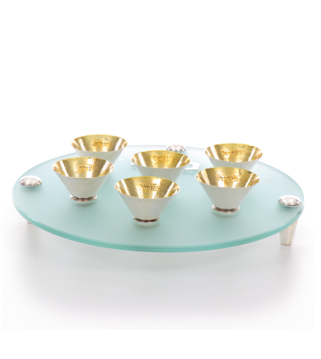 Passover bowl Yehonathan pure silver