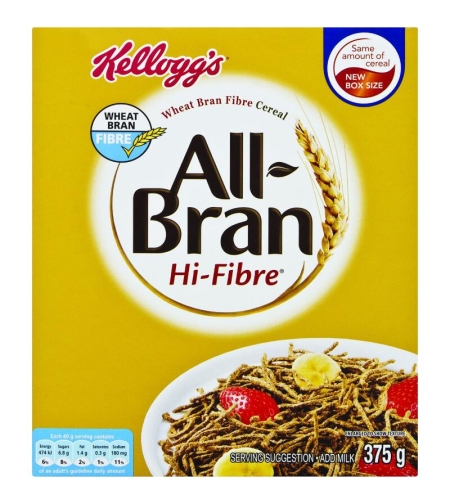 Kellogg's All Bran Hi Fiber 375 gr