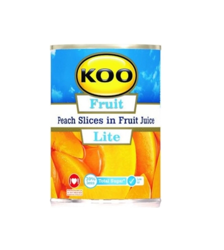 Koo Peach Slices in Natural Juice - 410 gr