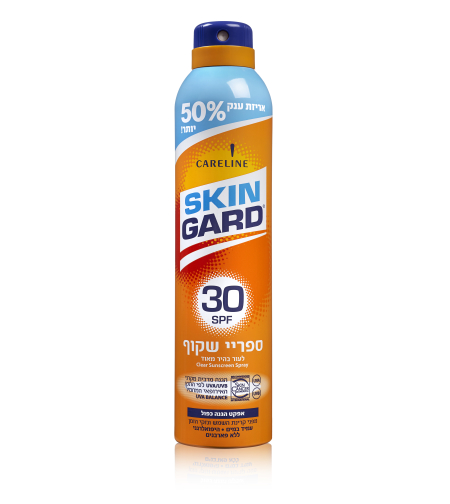 SKIN GARD / סקין גארד - ספריי הגנה שקוף לעור בהיר 300 מ''ל SPF 30
