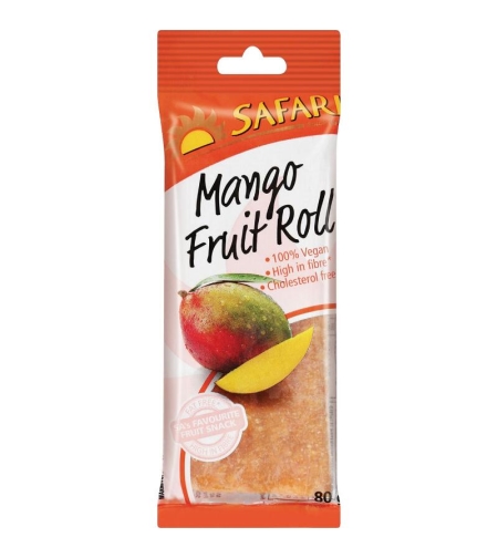 Safari Fruit Roll Mango 80gr