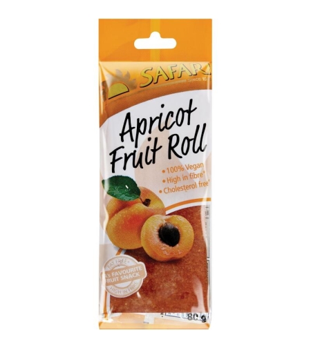 Safari Fruit Roll Apricot 80gr