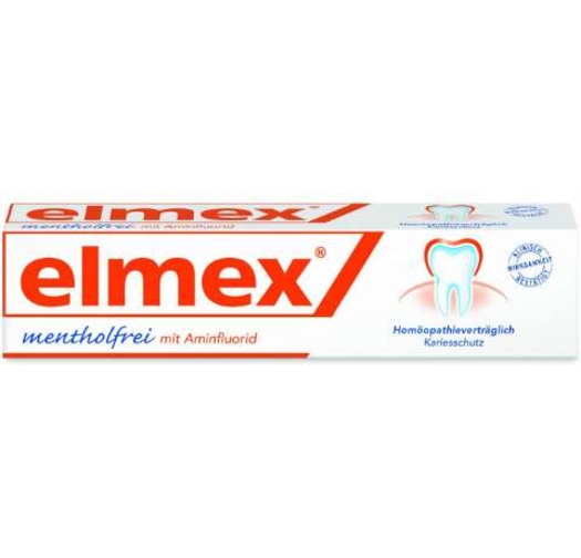 אלמקס משחת שיניים ללא מנטול Elmex Menthol Free