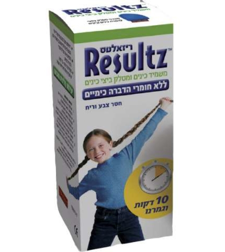 ריזאלטס - תכשיר לטיפול בכינים וביצי כינים Resultz