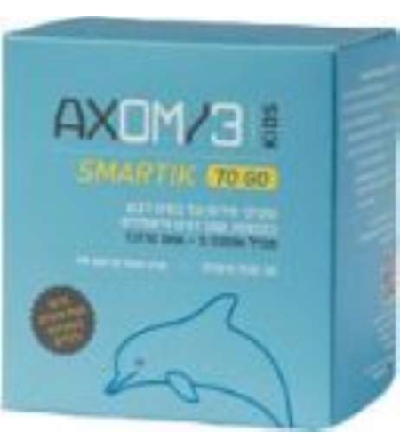 אקסום 3 To Go - שקיקי סירופ DHA לילדים Axom3 Smartik