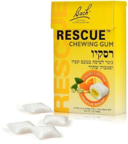 רסקיו מסטיק - מסטיק להרגעה Rescue Chewing Gum
