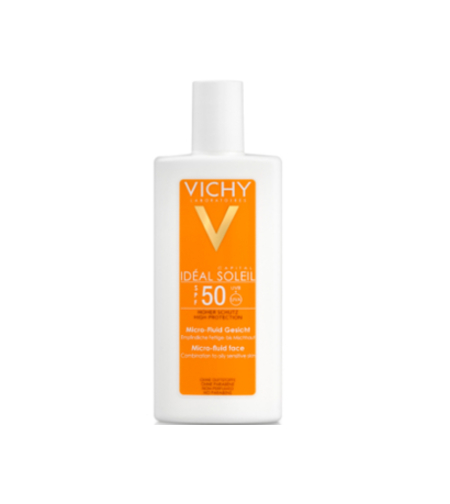 וישי - אידיאל סוליי תחליב פנים Vichy Ideal Soleil SPF50 Micro-fluid face