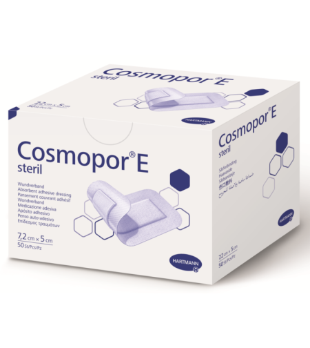 Cosmopor E - פד דביק להגנה וקיבוע גודל 7.2CM*5CM