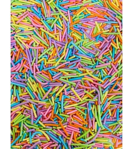 איטריות סוכר בצבעים מטאלים - 500 גרם
